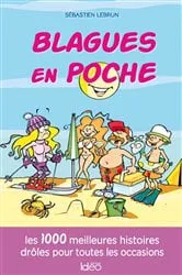 Book cover of Blagues en poche by Sébastien Lebrun