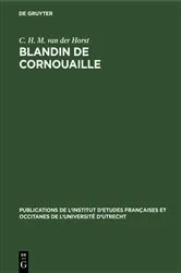 Book cover of Blandin de Cornouaille by Unknown