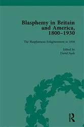 Book cover of Blasphemy in Britain and America, 1800-1930, Volume 1 by David Nash