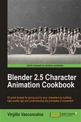 Book cover of Blender 2.5 Character Animation Cookbook by Virgilio Vasconcelos