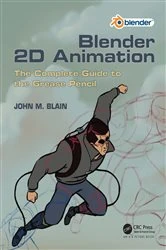Book cover of Blender 2D Animation by John M. Blain