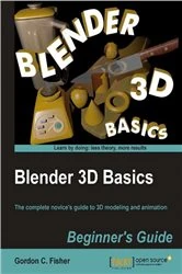 Book cover of Blender 3D Basics by Gordon Fisher