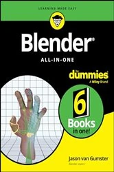 Book cover of Blender All-in-One For Dummies by Jason van Gumster