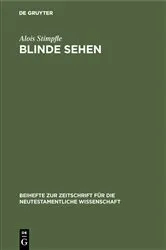 Book cover of Blinde sehen by Alois Stimpfle