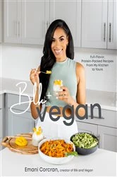 Book cover of Blk + Vegan by Emani Corcran