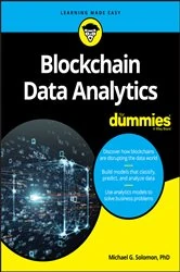 Book cover of Blockchain Data Analytics For Dummies by Michael G. Solomon