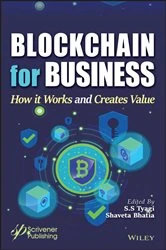 Book cover of Blockchain for Business by S. S. Tyagi