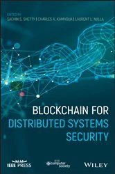 Book cover of Blockchain for Distributed Systems Security by Sachin Shetty
