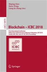 Book cover of Blockchain – ICBC 2018 by Shiping Chen