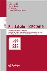 Book cover of Blockchain – ICBC 2019 by James Joshi