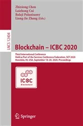 Book cover of Blockchain – ICBC 2020 by Zhixiong Chen