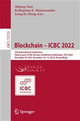 Book cover of Blockchain – ICBC 2022 by Shiping Chen