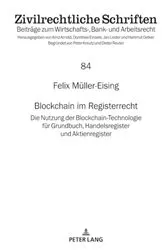 Book cover of Blockchain im Registerrecht by Jan Lieder
