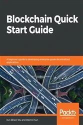 Book cover of Blockchain Quick Start Guide by Xun (Brian) Wu