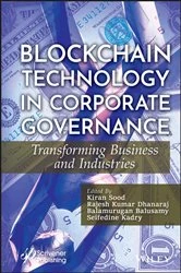 Book cover of Blockchain Technology in Corporate Governance by Kiran Sood