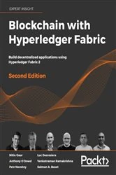 Book cover of Blockchain with Hyperledger Fabric (2nd ed.) by Nitin Gaur