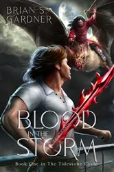 Book cover of Blood in the Storm by Gardner, Brian, S.