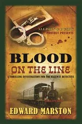 Book cover of Blood on the Line by Edward Marston