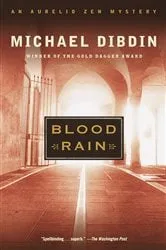 Book cover of Blood Rain by Michael Dibdin