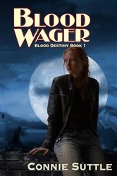 Book cover of Blood Wager by Connie Suttle