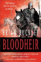 Book cover of Bloodheir by Brian Ruckley