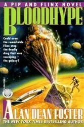 Book cover of Bloodhype by Alan Dean Foster