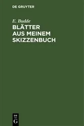 Book cover of Blätter aus meinem Skizzenbuch by E. Budde