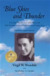 Book cover of Blue Skies and Thunder by Stephanie A. Gerdes