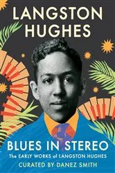 Book cover of Blues in Stereo by Langston Hughes