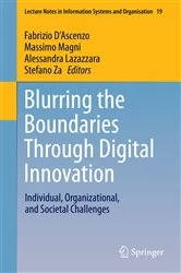 Book cover of Blurring the Boundaries Through Digital Innovation by Fabrizio D'Ascenzo