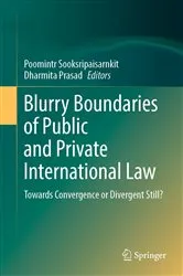 Book cover of Blurry Boundaries of Public and Private International Law by Poomintr Sooksripaisarnkit