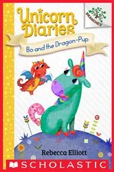 Book cover of Bo and the Dragon-Pup: A Branches Book (Unicorn Diaries #2) by Rebecca Elliott