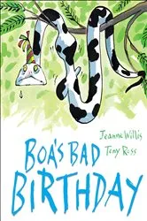 Book cover of Boa's Bad Birthday by Jeanne Willis