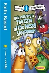 Book cover of Bob and Larry in the Case of the Messy Sleepover by Karen Poth