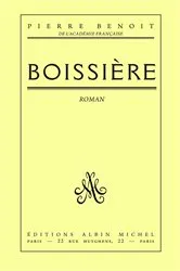 Book cover of Boissière by Pierre Benoit