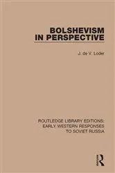 Book cover of Bolshevism in Perspective by J. de V. Loder