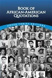 Book cover of Book of African-American Quotations by Unknown