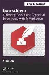 Book cover of bookdown by Yihui Xie