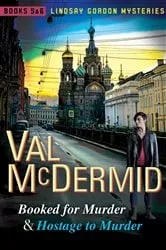 Book cover of Booked for Murder & Hostage to Murder by Unknown