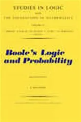 Book cover of Boole's Logic and Probability (2nd ed.) by T. Hailperin