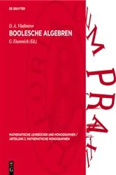 Book cover of Boolesche Algebren by D. A. Vladimirov