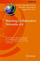Book cover of Boosting Collaborative Networks 4.0 by Luis M. Camarinha-Matos