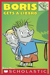 Book cover of Boris Gets a Lizard by Andrew Joyner