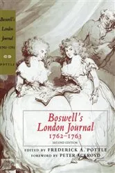Book cover of Boswell's London Journal, 1762–1763 by Unknown