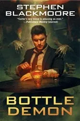 Book cover of Bottle Demon by Stephen Blackmoore