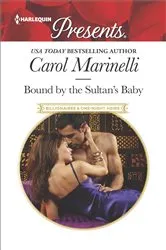 Book cover of Bound by the Sultan's Baby by Carol Marinelli