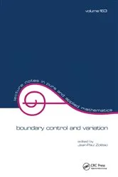 Book cover of Boundary Control and Variation by Jean-Paul Zolesio