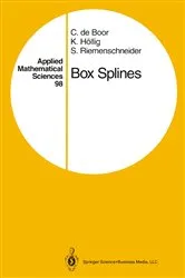 Book cover of Box Splines by Carl de Boor