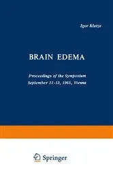 Book cover of Brain Edema by Igor Klatzo