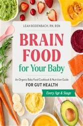 Book cover of Brain Food for Your Baby by Leah Bodenbach